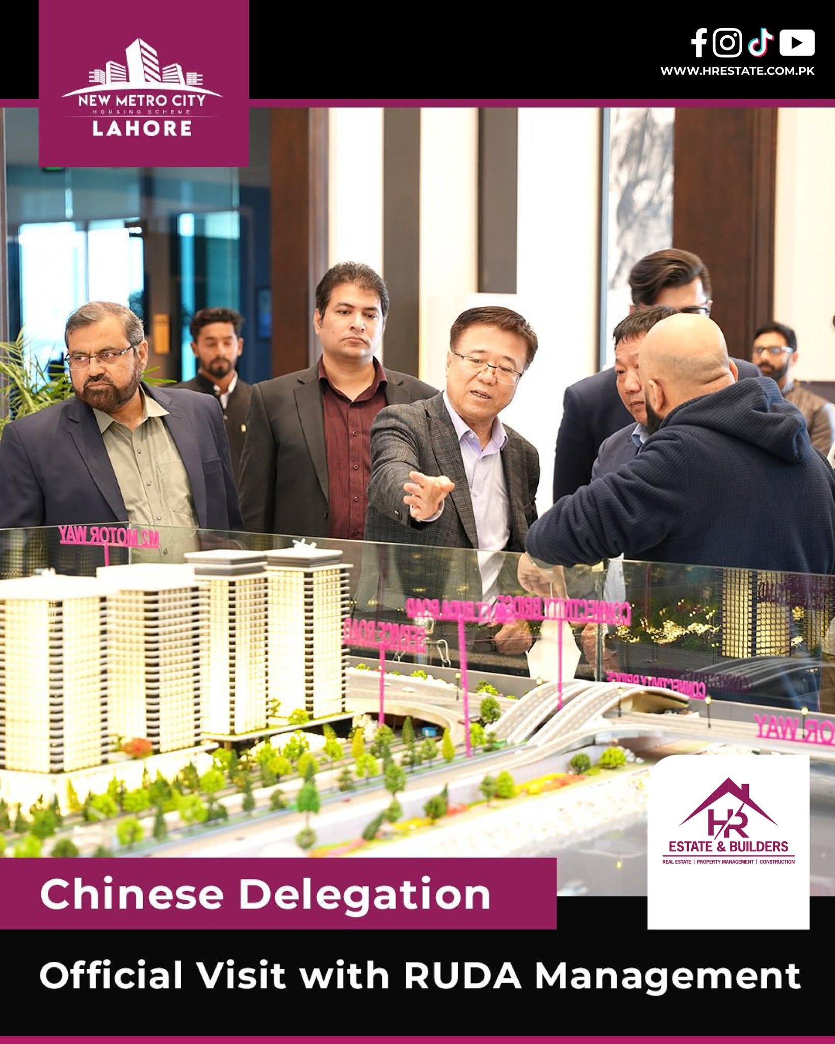 Chinese Delegation, Official Visit with RUDA Managment
