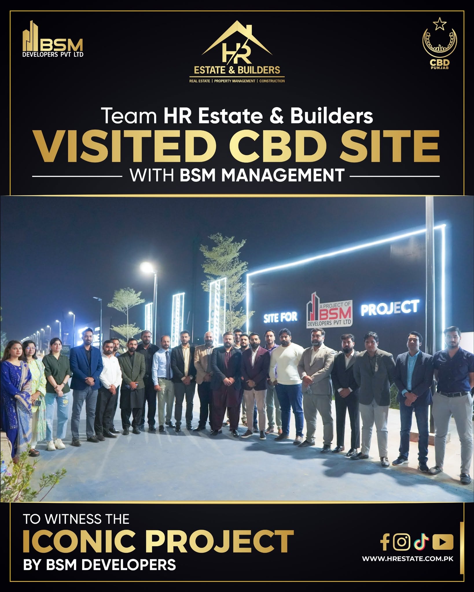 HR Team Visited CBD site with BSM Managment