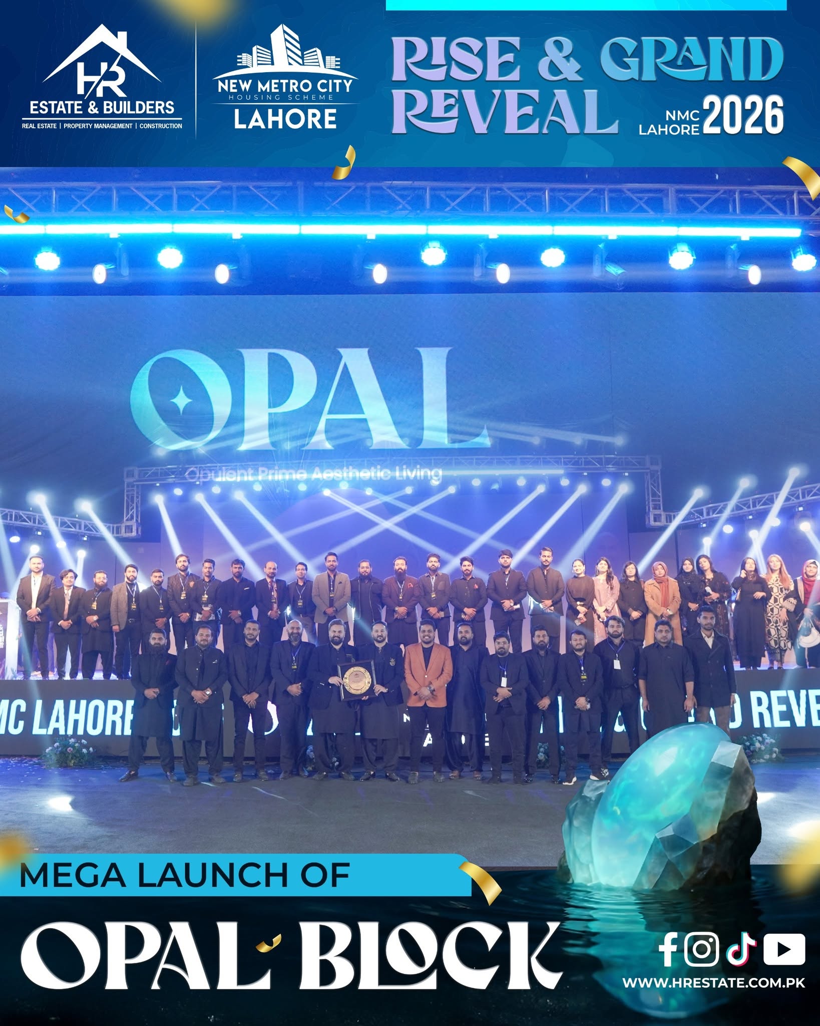 Mega Launch Opal Block team